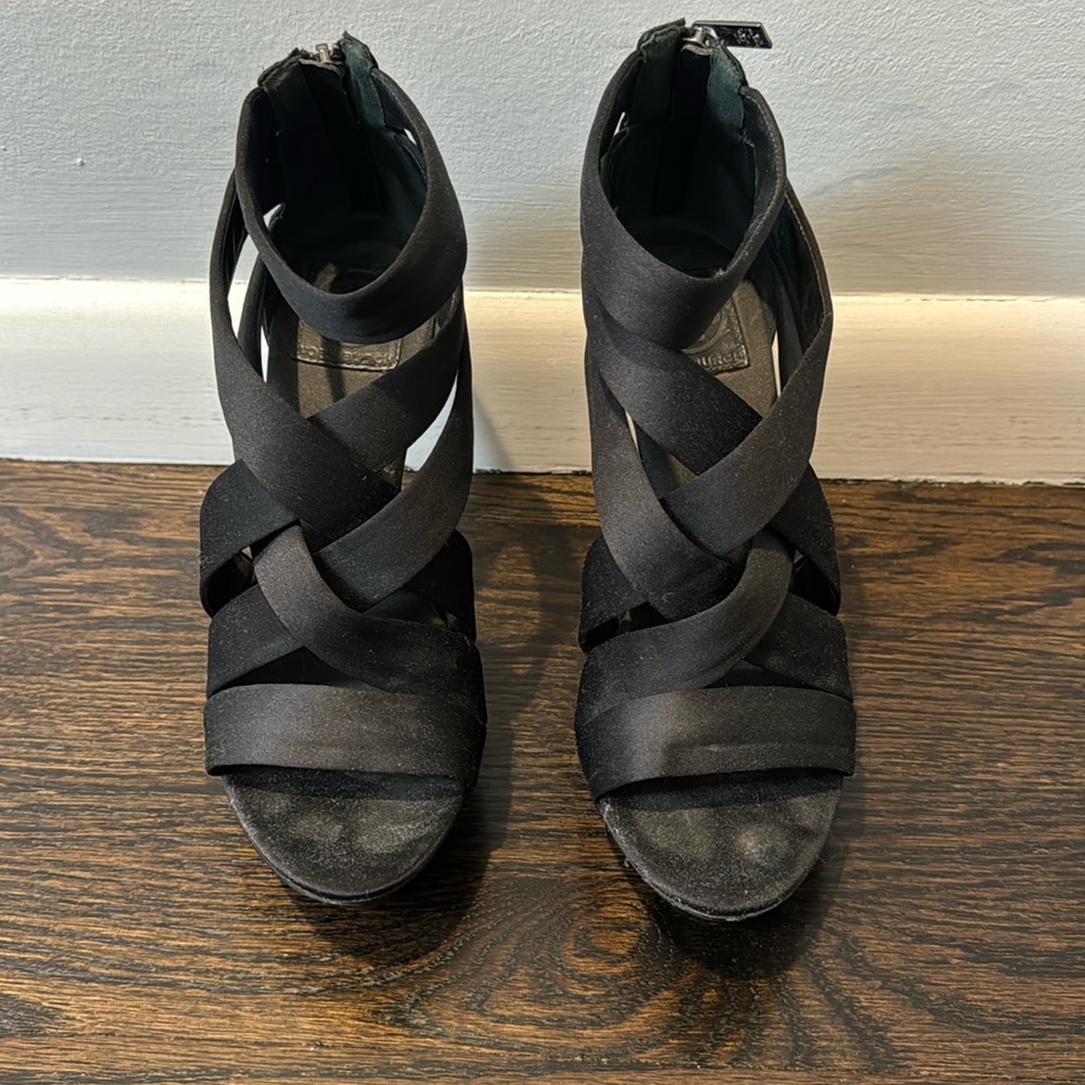 Tory Burch satin platform sandals